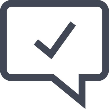 sohbet simgesi vektör illüstrasyonu