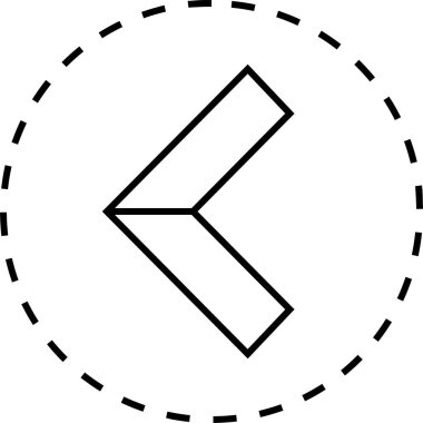 kullanıcı arayüzü ok simgesi, vektör illüstrasyonu