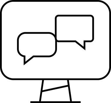 SMS ve Metin mesajlaşması vektör illüstrasyonu