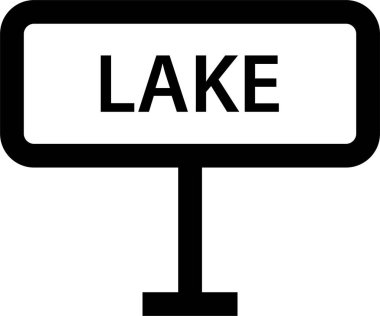 İşaret levhası Web simgesi basit illüstrasyon