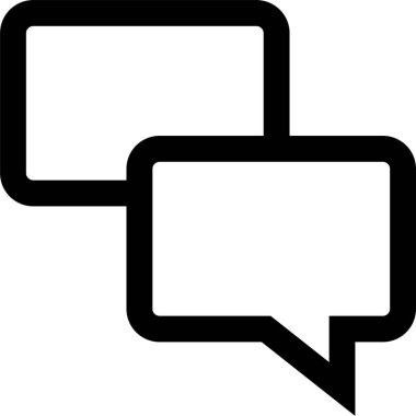 konuşma kabarcığı vektör çizimi