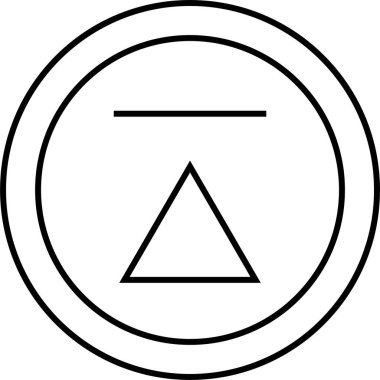 Güzel bir simgenin vektör illüstrasyonu