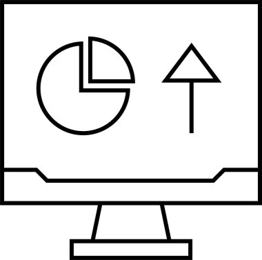 Basit web bilgi simgesi, vektör illüstrasyonu