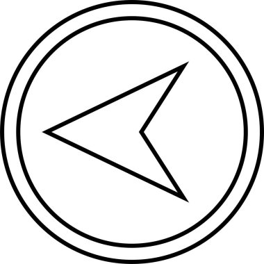 kullanıcı arayüzü ok simgesi, vektör illüstrasyonu