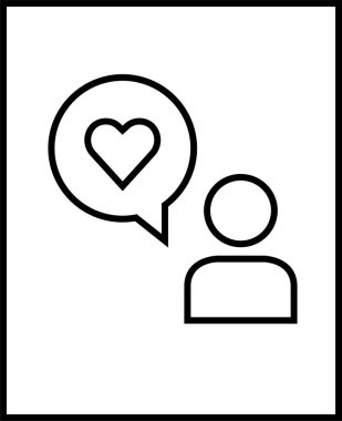 SMS ve Metin konuşma ikonu vektör illüstrasyonu