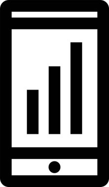 Analizler. Web simgesi basit illüstrasyon