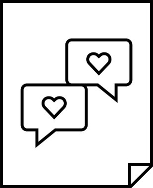 SMS ve Metin konuşma ikonu vektör illüstrasyonu