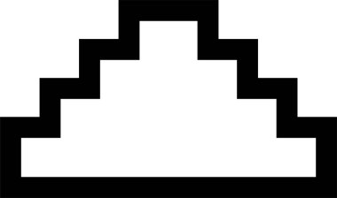 simple icon of abstract cloud