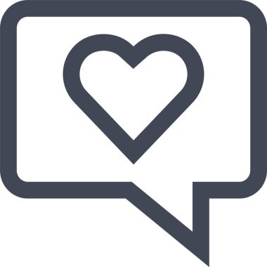 sohbet simgesi vektör illüstrasyonu