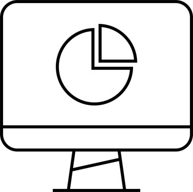 Basit web bilgi simgesi, vektör illüstrasyonu