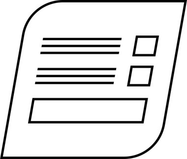 Web arayüzü simgesi, vektör illüstrasyonu