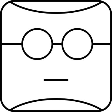 emoji yüz vektör illüstrasyonu