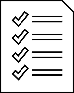 rapor simgesi vektör illüstrasyonu 