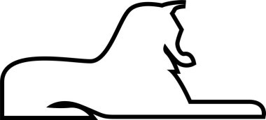 Mısır kültürü işaret vektör illüstrasyonu