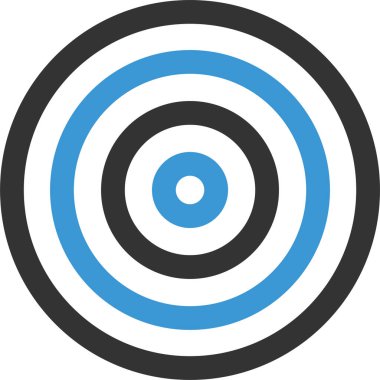 Hedef. Web simgesi basit illüstrasyon