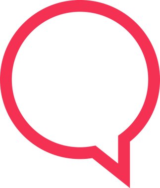 SMS ve Metin konuşma ikonu vektör illüstrasyonu