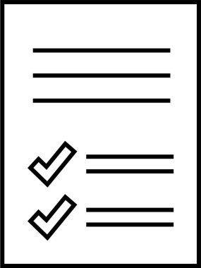 rapor simgesi vektör illüstrasyonu 