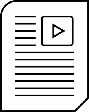 rapor simgesi vektör illüstrasyonu 