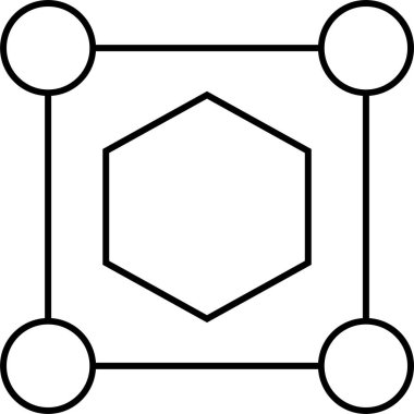 soyut yaratıcı şekil tasarımı vektör çizimi