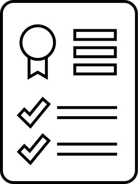 rapor simgesi vektör illüstrasyonu 