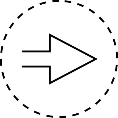 kullanıcı arayüzü ok simgesi, vektör illüstrasyonu