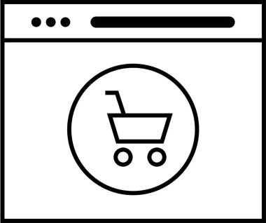 Alışveriş sepeti. Basit tasarım