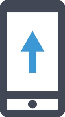 Yükle. Web simgesi vektör illüstrasyonu