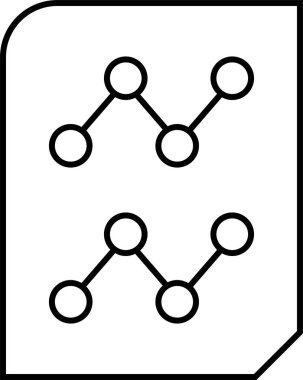 rapor simgesi vektör illüstrasyonu 
