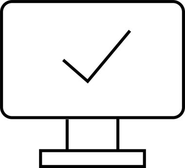 Basit bir simgenin vektör illüstrasyonu