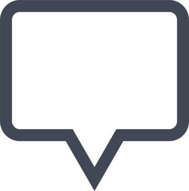 konuşma kabarcığı vektör çizimi