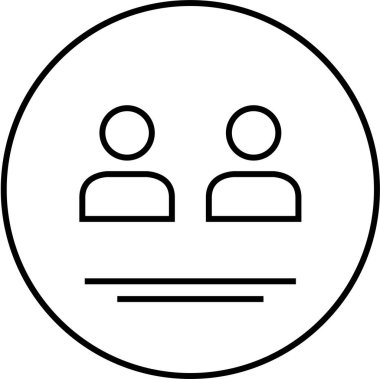 Basit web bilgi simgesi, vektör illüstrasyonu