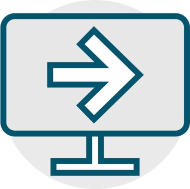 kullanıcı arayüzü ok simgesi, vektör illüstrasyonu