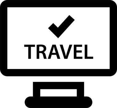 travel . web icon simple illustration