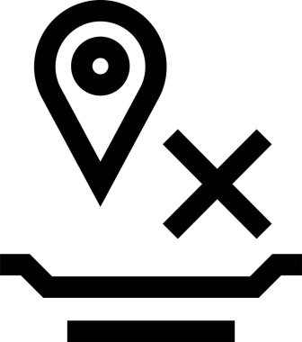 konum. Web simgesi basit illüstrasyon