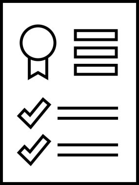 rapor simgesi vektör illüstrasyonu 