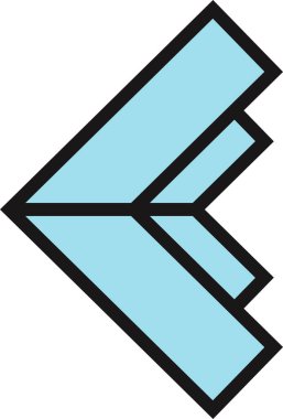 kullanıcı arayüzü yukarı ok simgesi, vektör illüstrasyonu