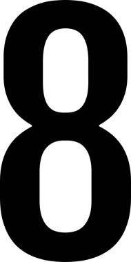 sayı işaret simgesi vektör illüstrasyonu 