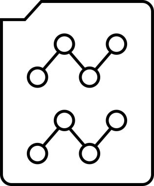rapor simgesi vektör illüstrasyonu 
