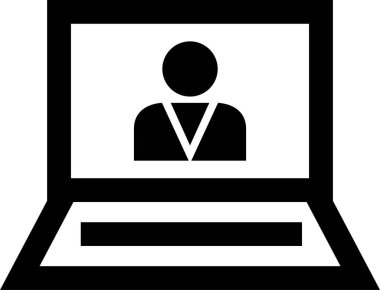 İş adamı. Web simgesi