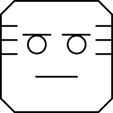 emoji yüz vektör illüstrasyonu