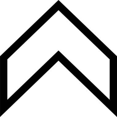 kullanıcı arayüzü ok simgesi, vektör illüstrasyonu