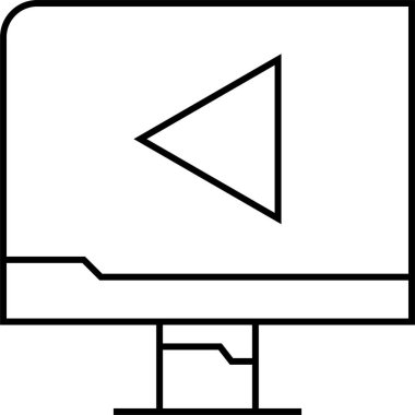 Basit web bilgi simgesi, vektör illüstrasyonu