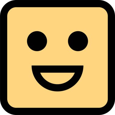 yüz simgesi, vektör illüstrasyonu 