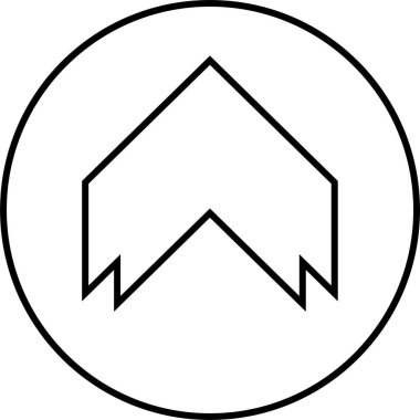 kullanıcı arayüzü ok simgesi, vektör illüstrasyonu