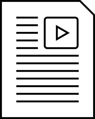 rapor simgesi vektör illüstrasyonu