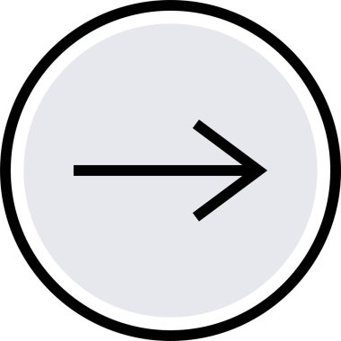 kullanıcı arayüzü ok simgesi, vektör illüstrasyonu