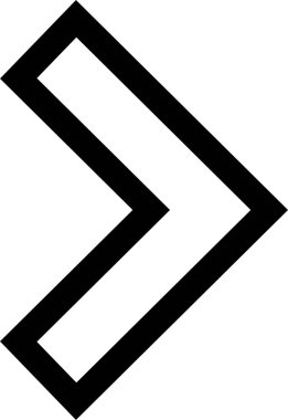 kullanıcı arayüzü ok simgesi, vektör illüstrasyonu