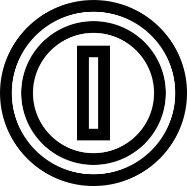 Bir b simgesinin vektör illüstrasyonu