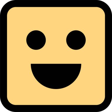 yüz simgesi, vektör illüstrasyonu 