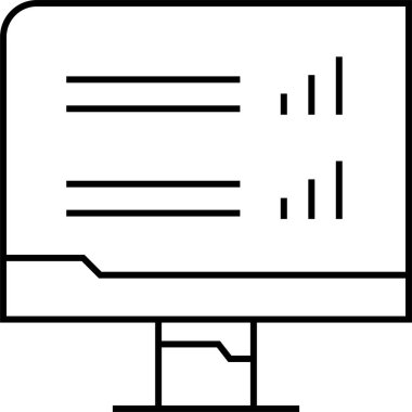 Basit web bilgi simgesi, vektör illüstrasyonu